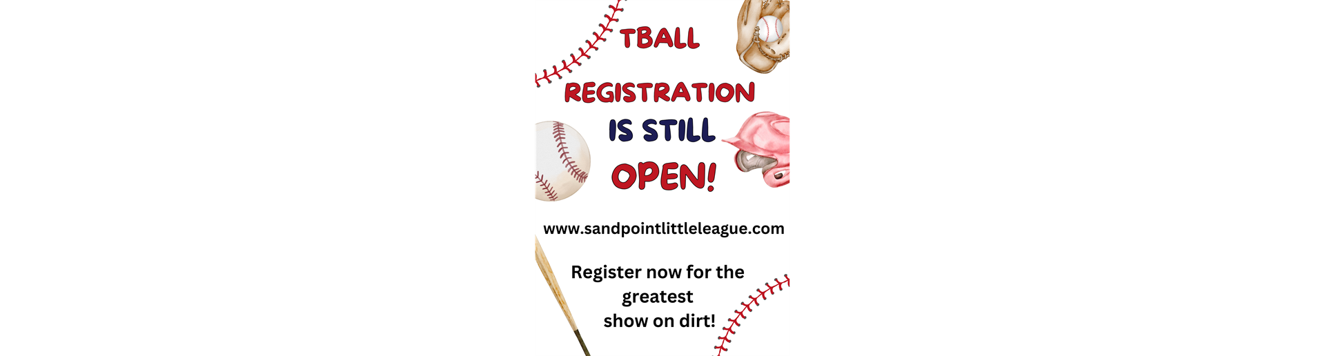 TBALL REGISTRATION CLOSES 3/28!